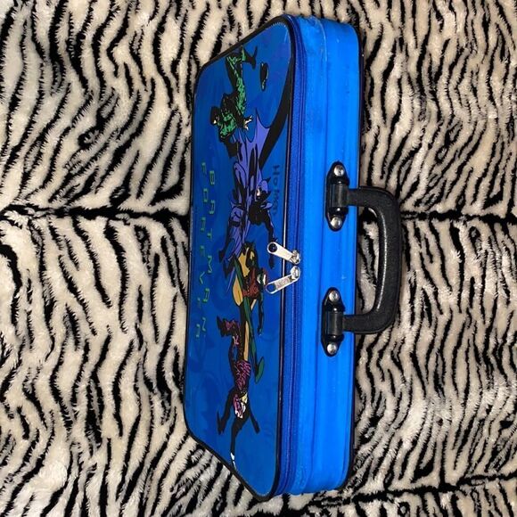 Vtg 1995 BATMAN FOREVER Luggage Suitcase DC Comics - Picture 6 of 8